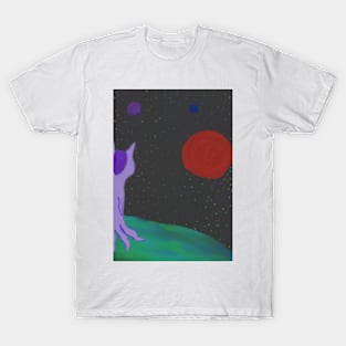 Red planet story first part of panel T-Shirt